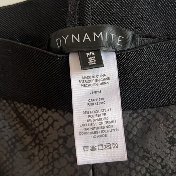 Dynamite black snake print leggings - Picture 3 of 4